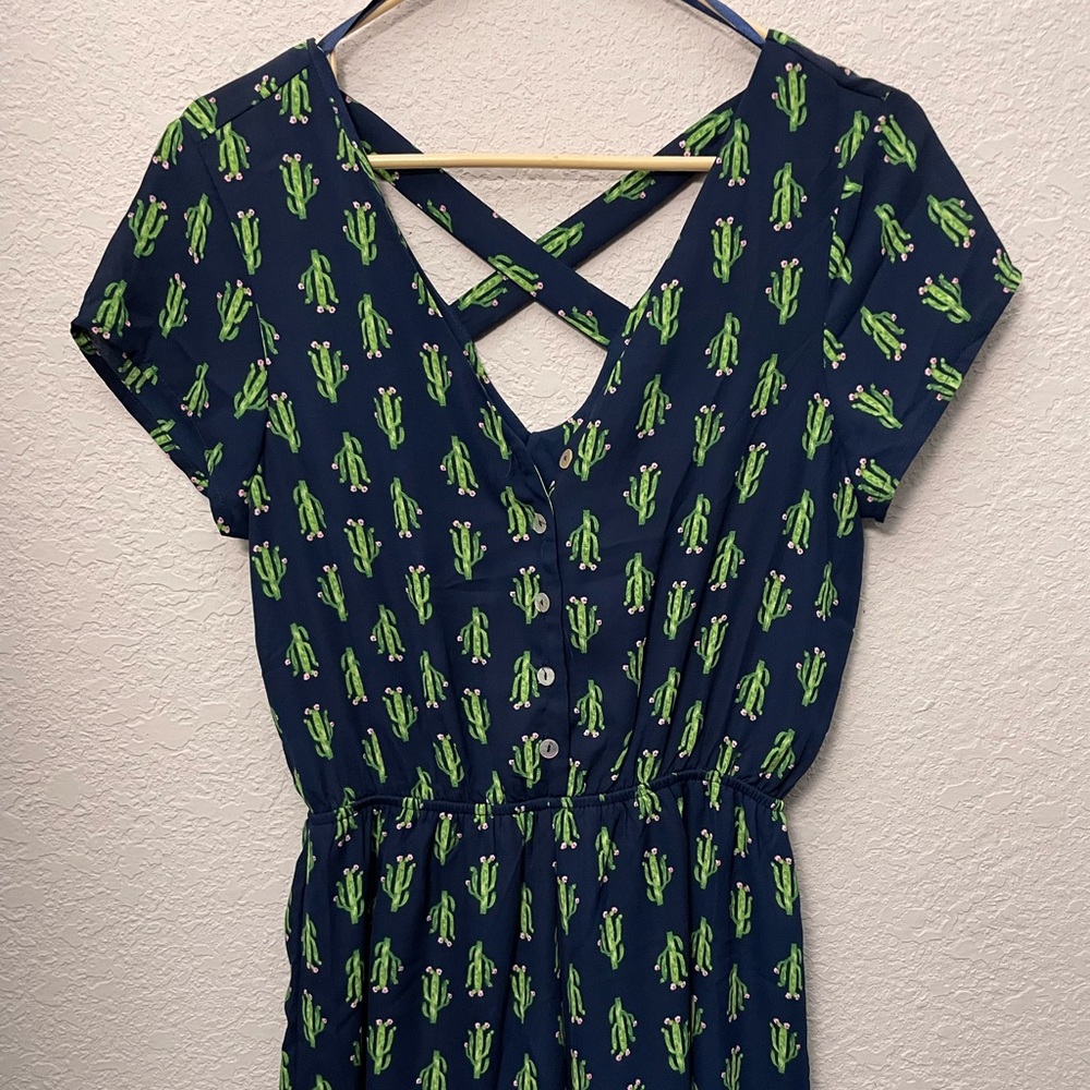 Flowy cactus romper